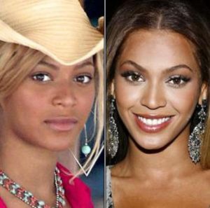 Beyoncé antes y despues