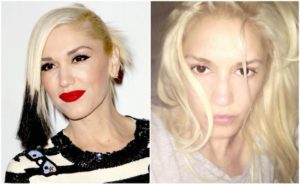 Gwen Stefani sin maquillar