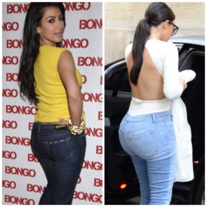 Kim Kardashian antes 